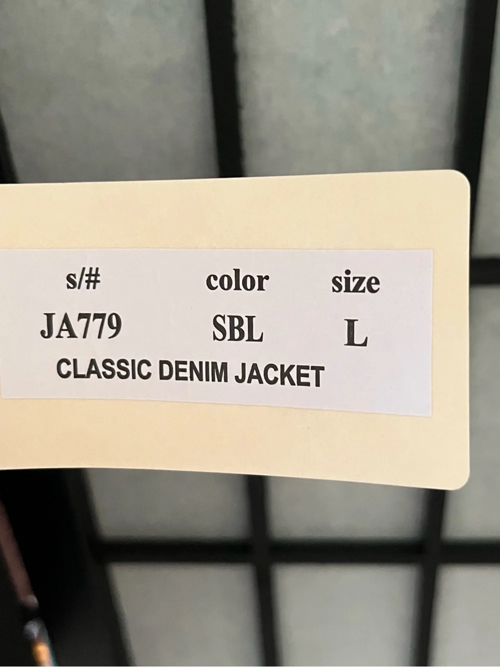 Classic Dark Blue Denim Jacket - Picture 2 of 3